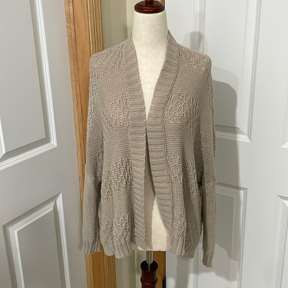 Wooden Ships Sweater. Tan in color. Size One Size - Picture 1 of 2